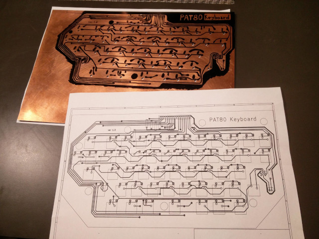 Pat80 keyboard pcb