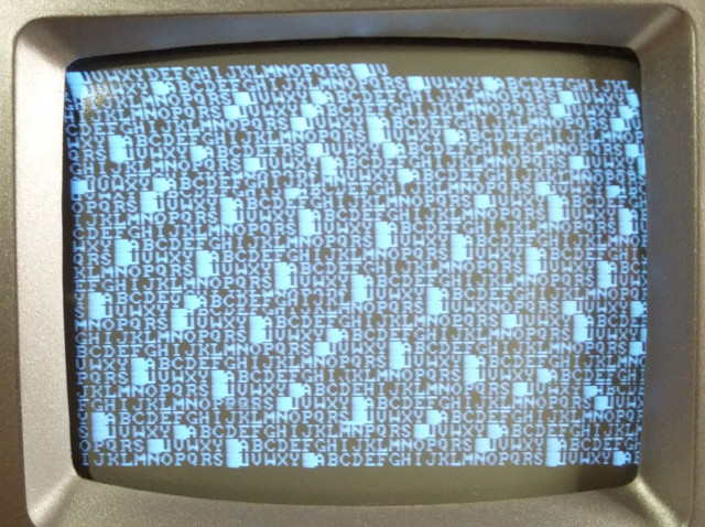 Pat80 composite monitor text mode